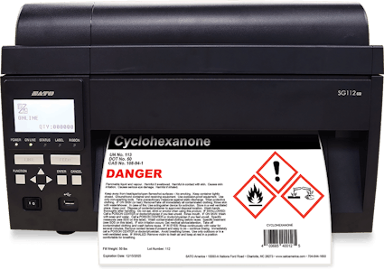 SATO SG112-ex industrial thermal printer